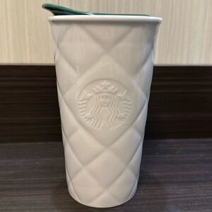 Starbucks quilted doubled walled travel mug